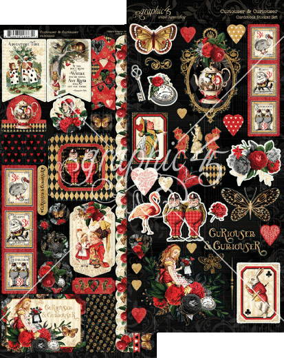 Curiouser & Curiouser - Sticker Set