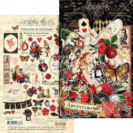 Curiouser & Curiouser - Ephemera Die-Cut Assortment