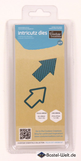 Intricutz Dies - Stanzform - Pola Dot Arrow Set