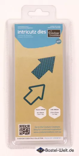 Intricutz Dies - Stanzform - Pola Dot Arrow Set