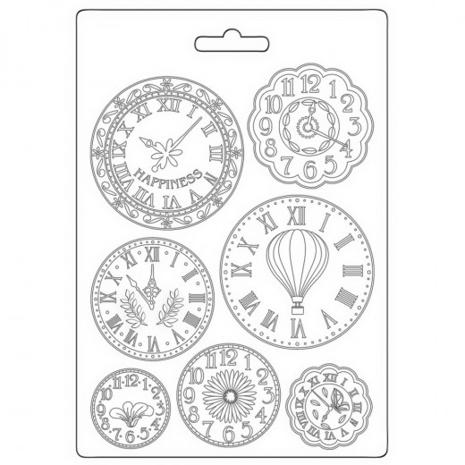 Soft Mould A5 - Create Happiness Welcome Home Clocks