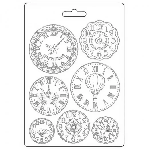 Soft Mould A5 - Create Happiness Welcome Home Clocks