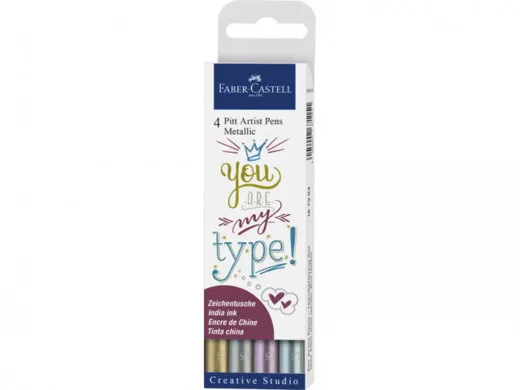 Pitt Artist Pen Metallic Set