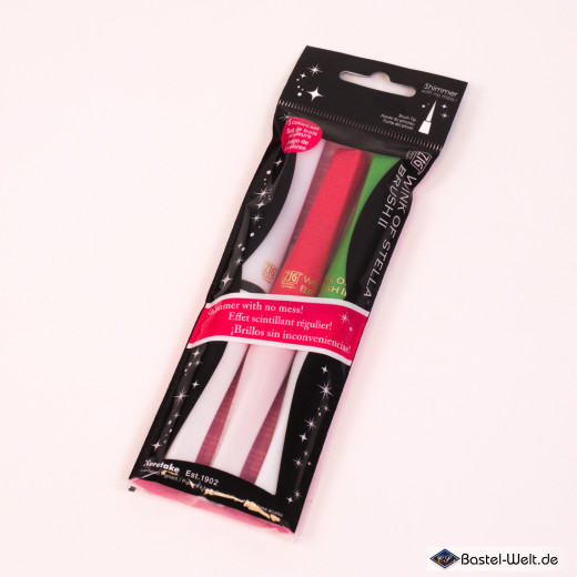 Wink Of Stella Brush II - Glitter Marker Set - White Christmas