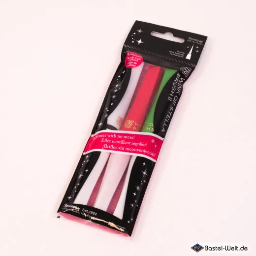 Wink Of Stella Brush II - Glitter Marker Set - White Christmas