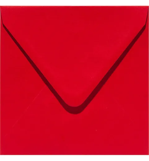 Papicolor Umschlag Quadrat - rot