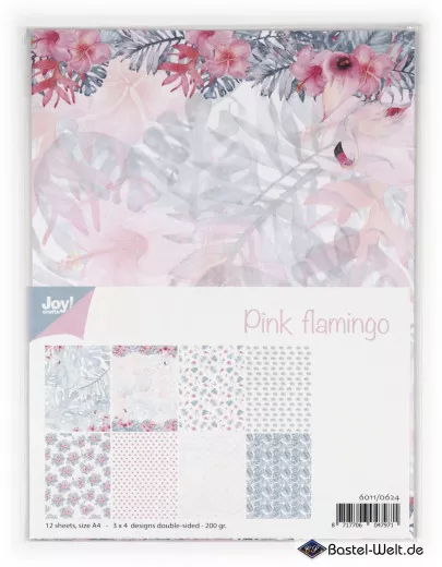 Joy! Craft A4 Paper Pack - Pink Flamingo