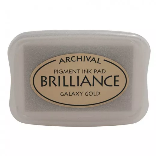 Brilliance Pigment Ink Pad - Galaxy Gold