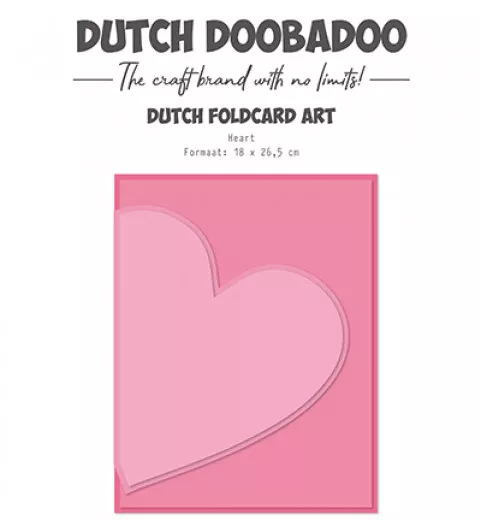 Dutch Foldcard Art - Heart