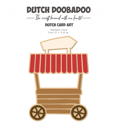 Dutch Card Art Schablone - Gemüsestand