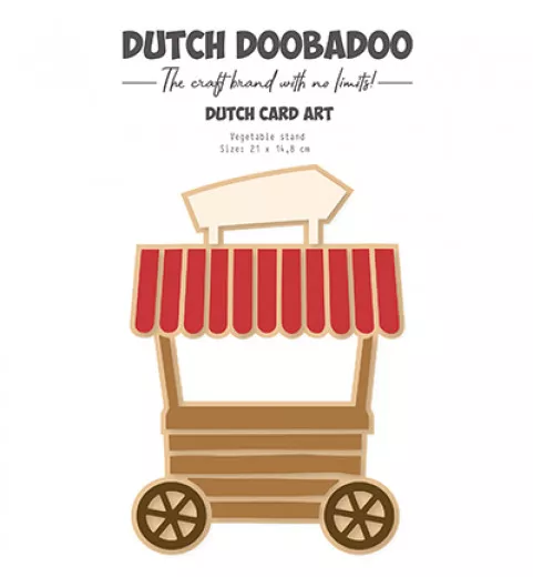 Dutch Card Art Schablone - Gemüsestand