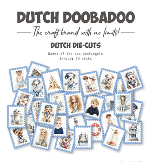 Dutch Doobadoo - Die-Cuts - Waves of the Sea