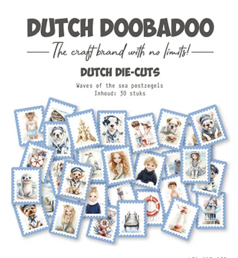 Dutch Doobadoo - Die-Cuts - Waves of the Sea
