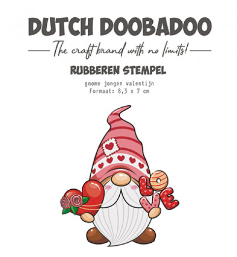 Dutch Rubber Stamp - Gnome Boy Love