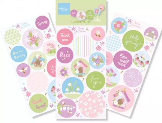 Marianne Design Sticker - Hello Spring by Marleen