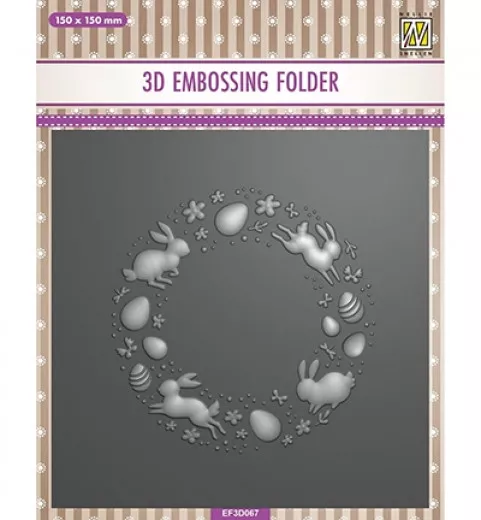 Embossing Folder - Easter Wreath