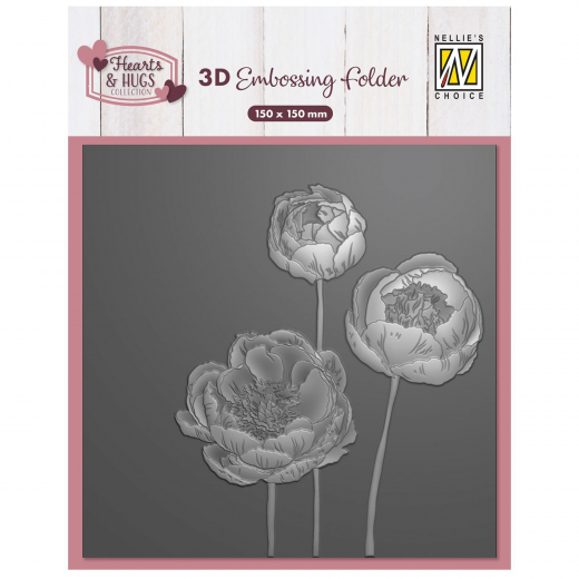 3D Embossing Folder - Flowers