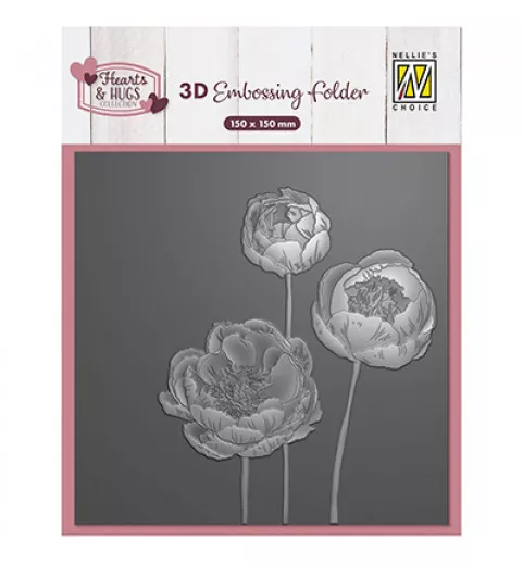 3D Embossing Folder - Flowers