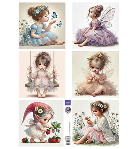 Schneidebogen A4 - Sweet Fairies by Fairybells