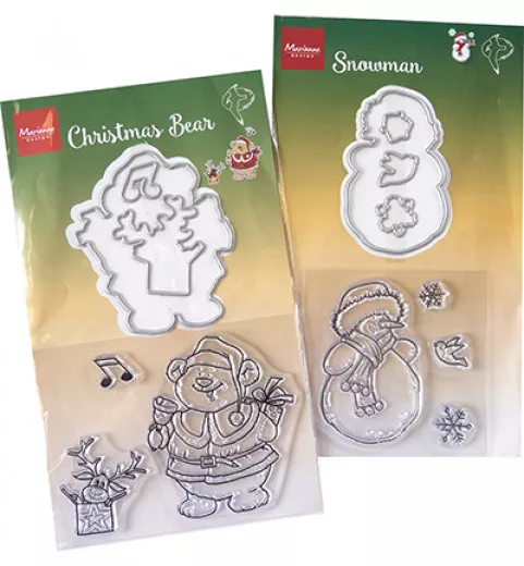 Marianne Design Sortiment Set - Bear & Snowman