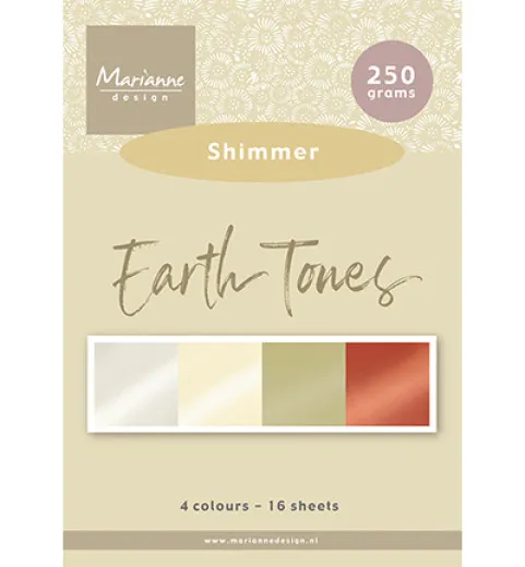 Paper Pad A5 - Earth tones - Shimmer