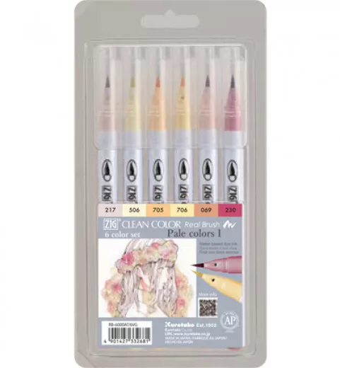 ZIG Clean Colors Set - Pale colors I