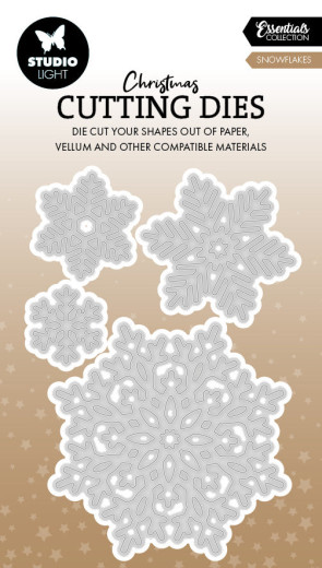 Studio Light - Christmas Cutting Dies - Snowflakes - Essentials Nr. 1020