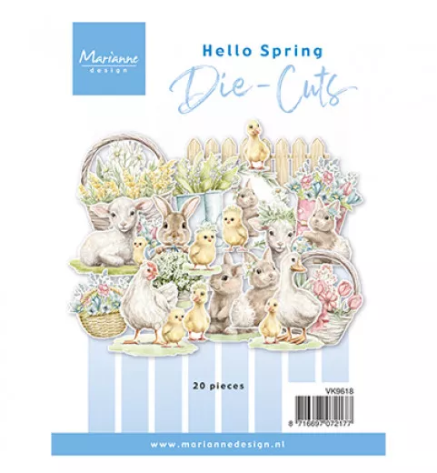 Marianne Design Die-Cuts - Hello Spring