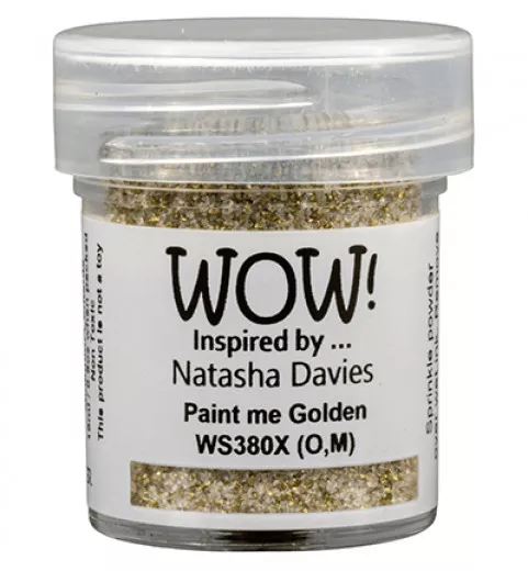 WOW! Embossing Glitter - Paint me Golden - by Natasha Davies (O,M)