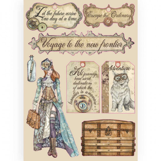 Colored Wooden Frame - Lady Vagabond labels 