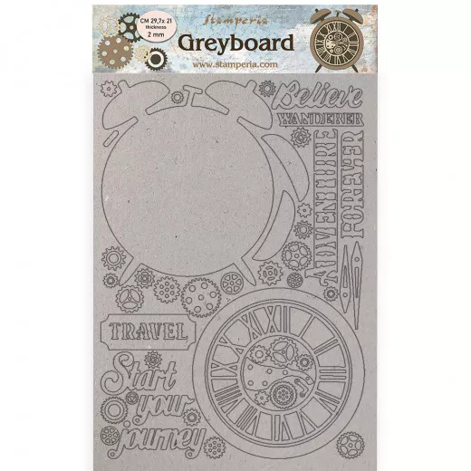 Stamperia Greyboard A4 - Lady Vagabond Lifestyle Alarm Clock