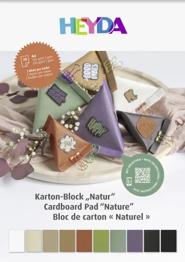 Karton-Block 'Natur'