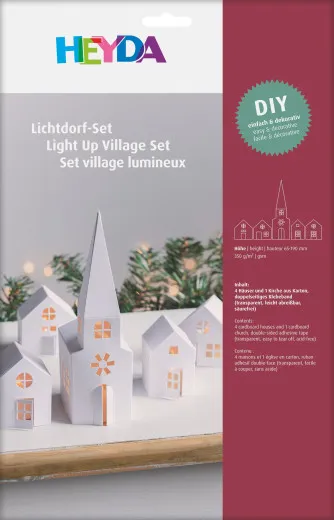 Lichtdorf-Set - weiß