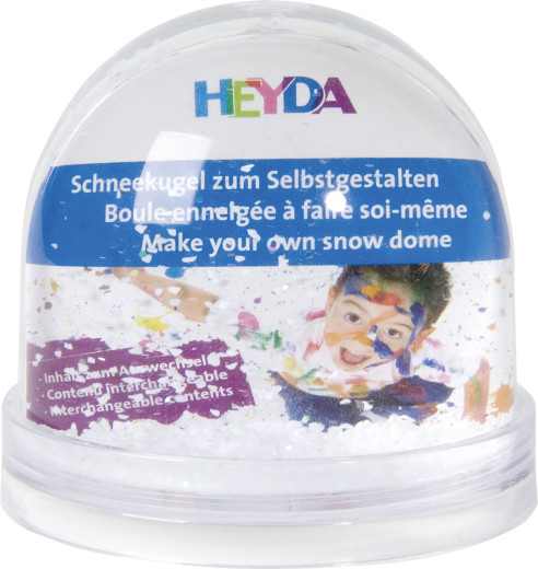 Schneekugel „klein“, transparent