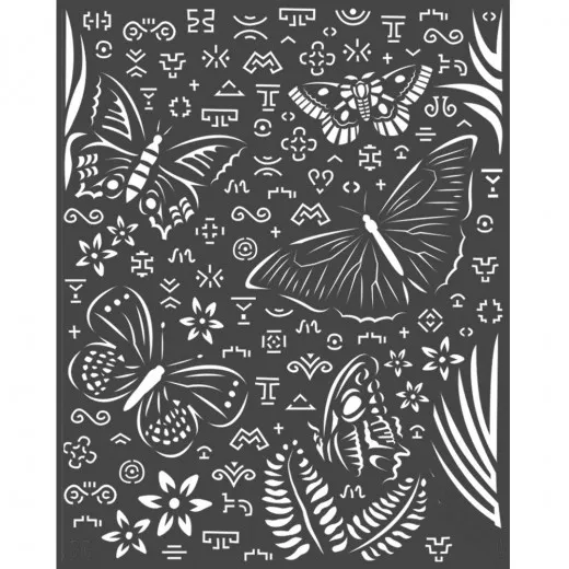 Stamperia Thick Stencil - Amazonia Butterflies