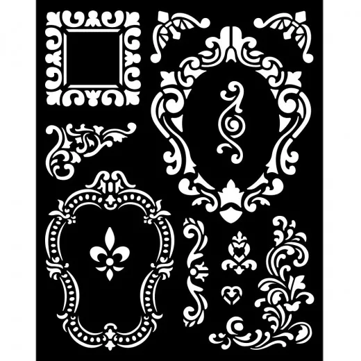 Stamperia Thick Stencil - Alice Frames