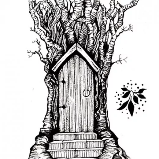 Lavinia Clear Stamps - Fairy Door