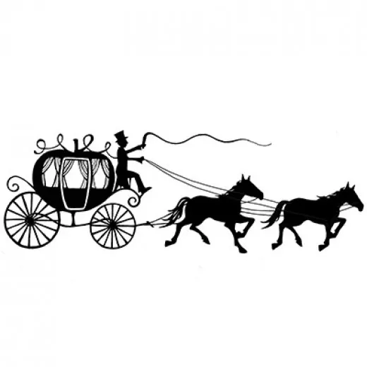 Lavinia Clear Stamps - Horse and Carriage