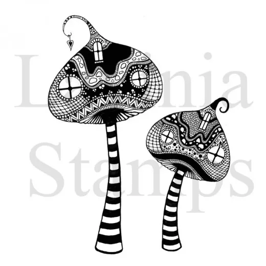 Lavinia Clear Stamps - Zen Tall Mushrooms