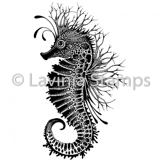 Lavinia Clear Stamps - Sebastian the Seahorse