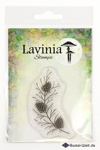 Lavinia Clear Stamps - Fir Cone Branch