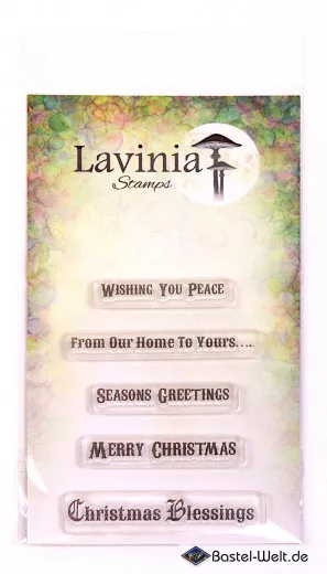 Lavinia Clear Stamps - Christmas Greetings