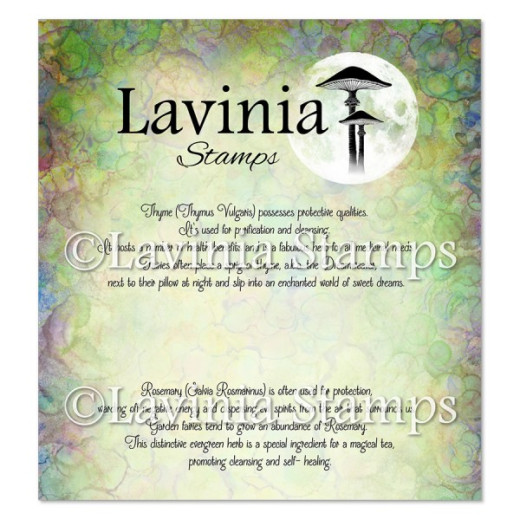 Lavinia Clear Stamps - Thyme & Rosemary Words
