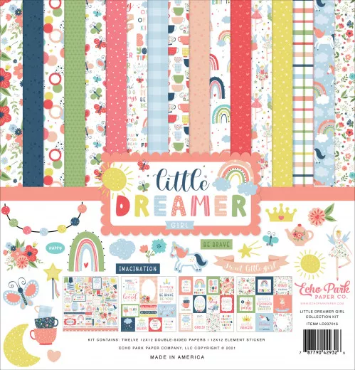 Little Dreamer Girl 12x12 Collection Kit