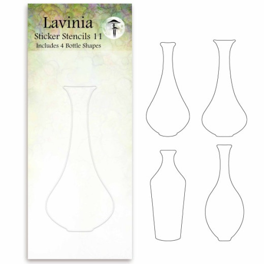 Lavinia Sticker Stencils Nr. 11 - Tall Bottle Collection