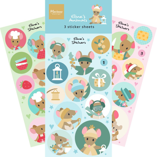 Marianne Design Sticker - Eline's Mice