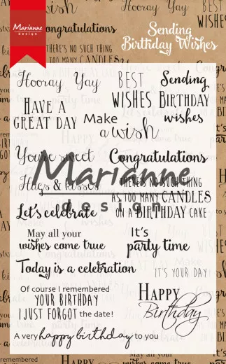 Clear Stamps - Birthday wishes (INT)