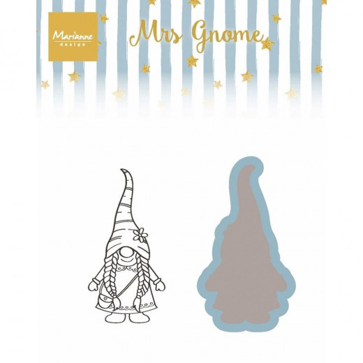 Clear Stamp and Die Set - Mrs Gnome