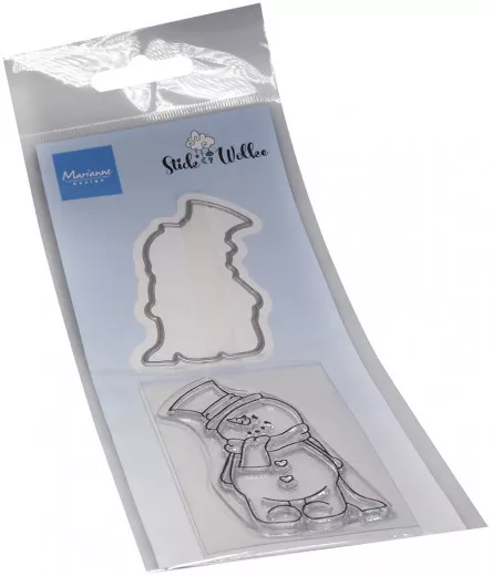 Clear Stamps and Cutting Die - Schneemann