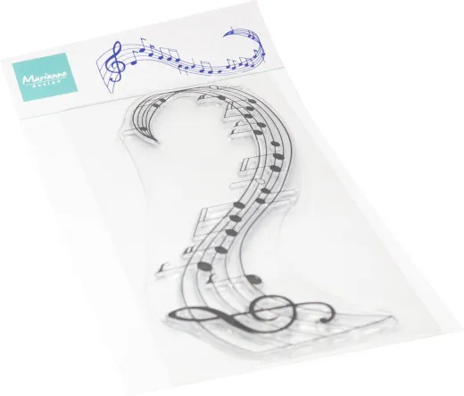 Clear Stamps - Music Swirl